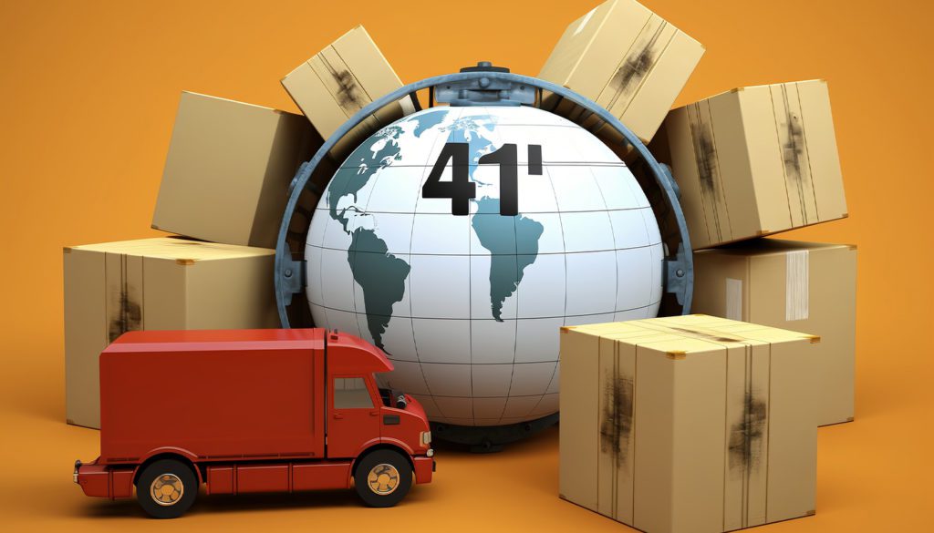 Door-to-door shipping - Trucks and cargo