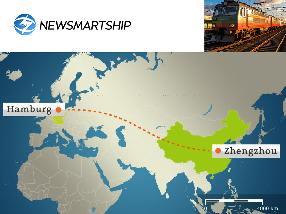 Railway Shipping Route from China to Germany