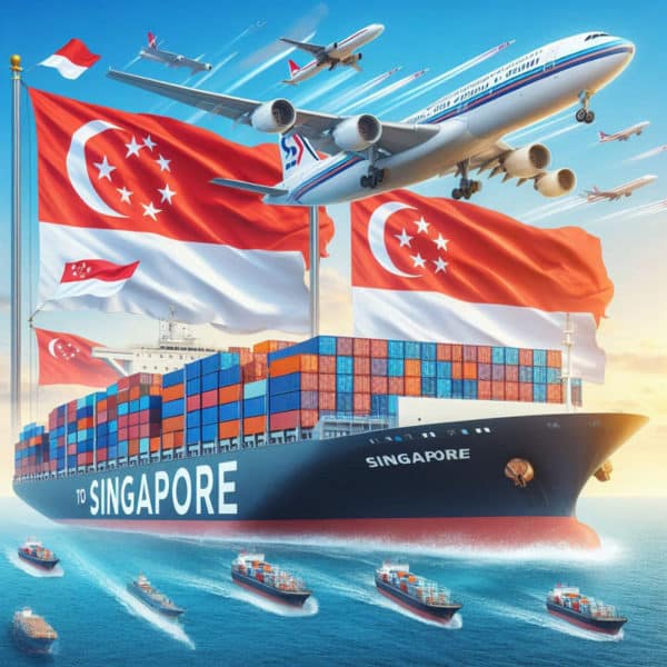 Shipping from China to Singapore