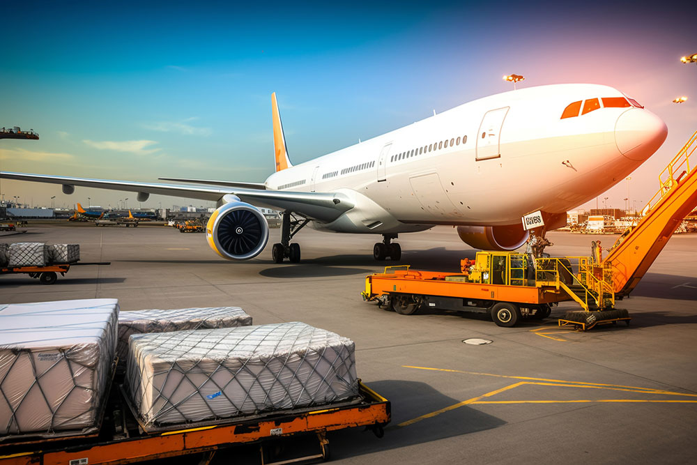 air freight in the airport