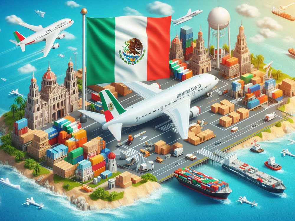 Air shipping from China to Mexico