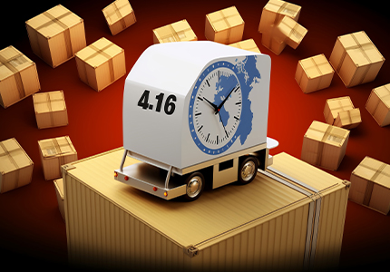 Shipping time for express parcels - freight forwarders
