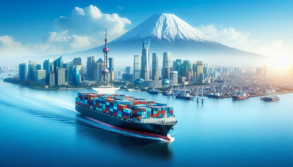 sea shipping from China to Japan