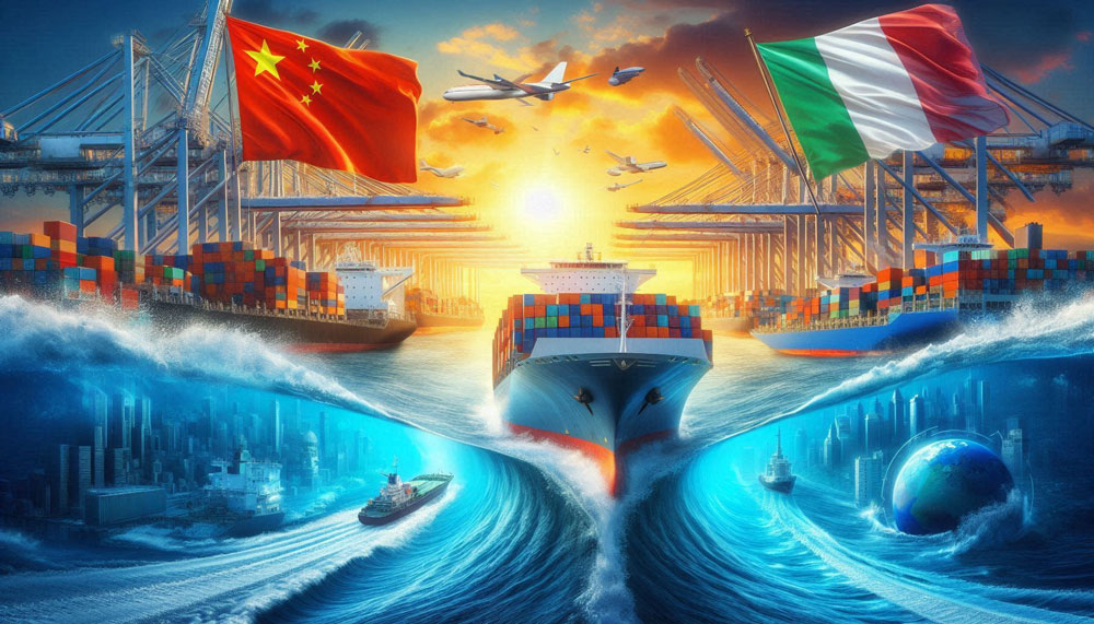 sea shipping from China to Italy