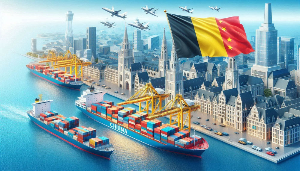 sea shipping from China to Belgium